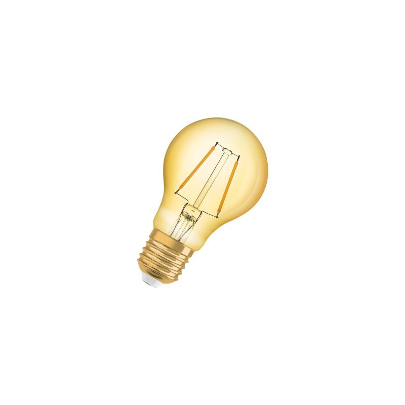 Osram Vintage 1906 LED E27 Poire Filament Dorée 2.5W 220lm - 824 Blanc Très Chaud | Équivalent 25W