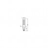 Osram Special T Slim LED E14 Claire 6.5W 806lm - 827 Blanc Très Chaud | Dimmable - Équivalent 60W