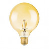 Osram Vintage 1906 LED E27 Globe Filament Dorée 125mm 2.8W 200lm - 824 Blanc Très Chaud | Équivalent 25W